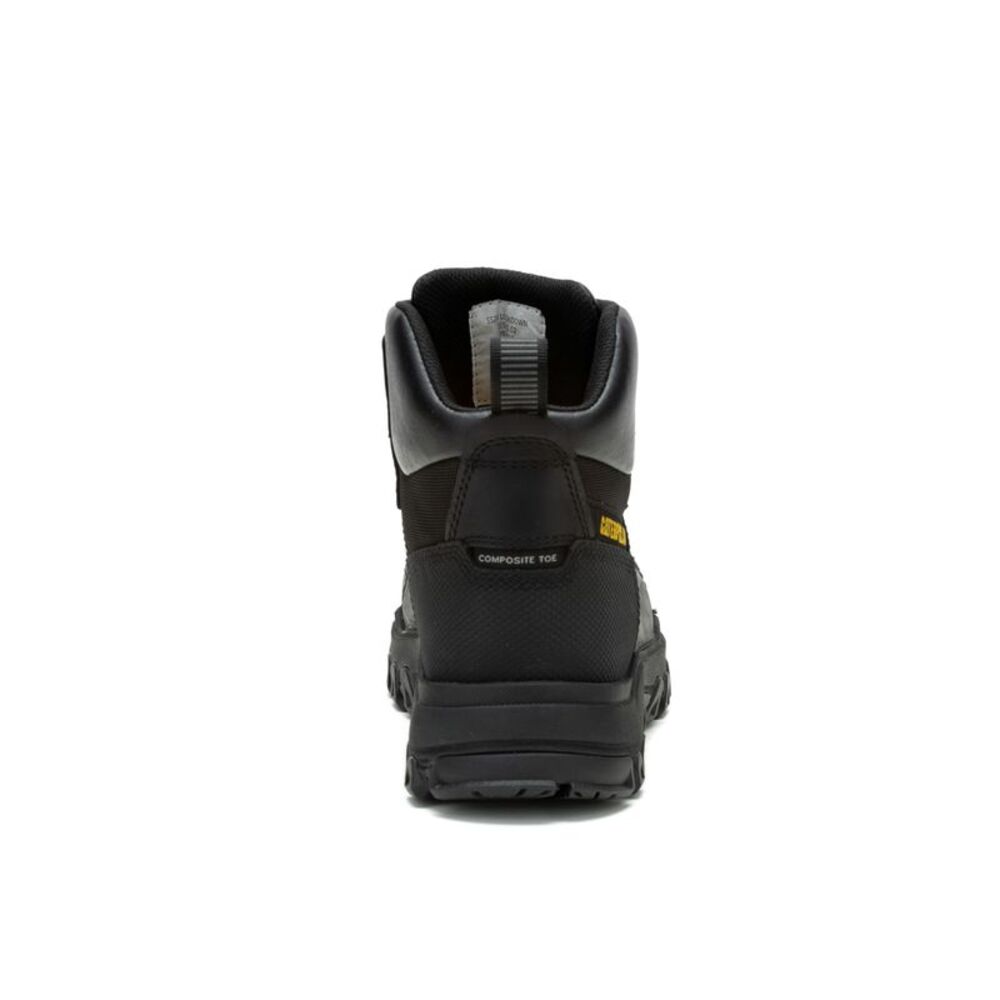 Caterpillar Mens Threshold Rebound Composite Toe WP Black Boots (NWT) - Picture 5 of 6